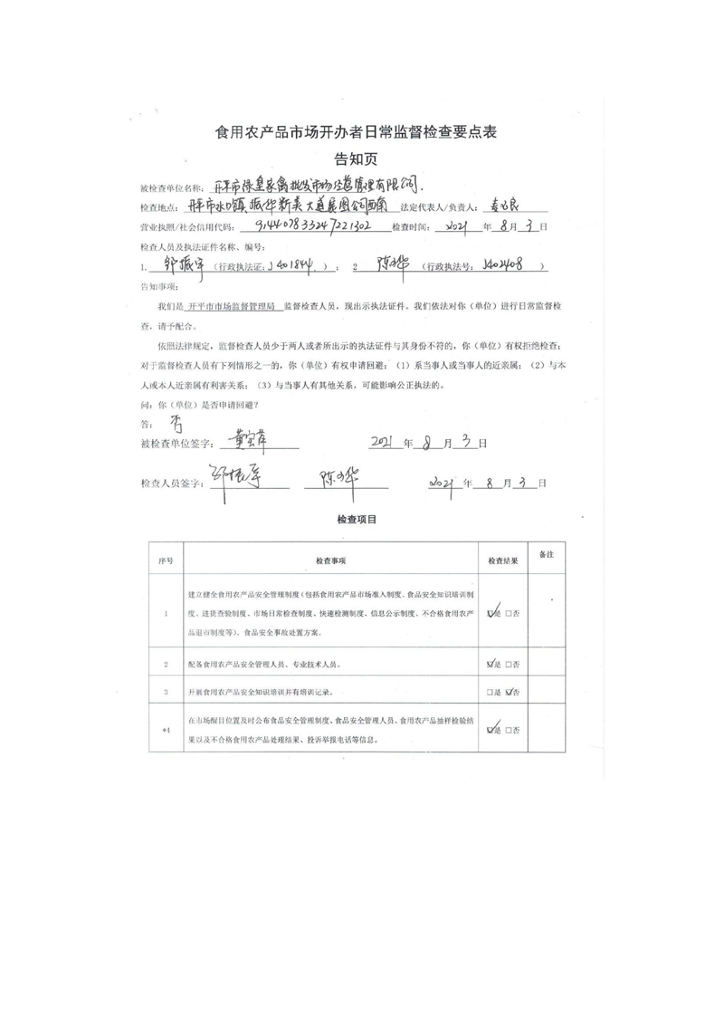 開平市振華農產品批發(fā)市場日常食用農產品市場開辦者日常監(jiān)督檢查要點表2.jpg