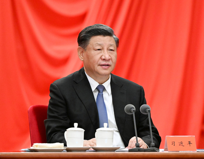 1月9日,中共中央總書記、國(guó)家主席、中央軍委主席習(xí)近平在中國(guó)共產(chǎn)黨第二十屆中央紀(jì)律檢查委員會(huì)第二次全體會(huì)議上發(fā)表重要講話。新華社記者 李學(xué)仁 攝