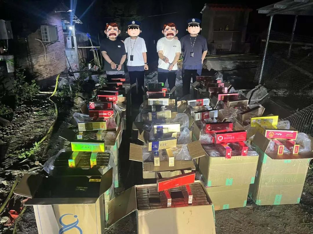 雷霆出擊！開平警方3日內(nèi)連破兩起非法經(jīng)營假煙案，涉案金額約135萬元